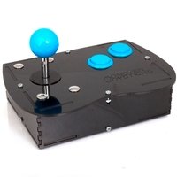 Deluxe Mini Monster Retro Gaming Joystick Kit - Ice Blue