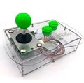Clear Mini Monster Retro Gaming Joystick Kit - Jelly Green