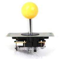 Sanwa JLF-TP-8YT Ball Top Arcade Joystick - Yellow