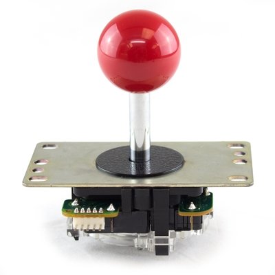Sanwa JLF-TP-8YT Ball Top Arcade Joystick - Red