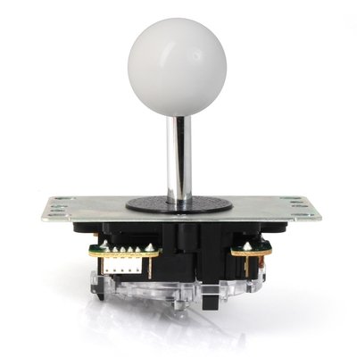 Sanwa JLF-TP-8YT Ball Top Arcade Joystick - White